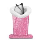 Porta-óculos FINTIE, forrado de pelúcia, rosa anti-arranhões