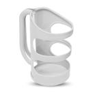 Porta Óleo De Cozinha Branco Cinquetti, Suporte Para Garrafa De Óleo De Cozinha, Branco, Design Com Alças Funcionais, Ga