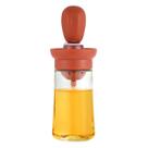 Porta Óleo Dispenser 2 em 1 com escova pincel em silicone