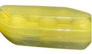 Porta Ovos Amarelo Tupperware