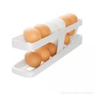 Porta Ovos com Rolamento Automático em Plástico Branco - 220149