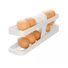 Porta Ovos com Rolamento Automático em Plástico Branco - 220149