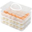 Porta-ovos OJYUDD Recipiente de plástico de 3 camadas para 72 ovos 31x23x18cm