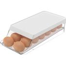 Porta Ovos Organizador Geladeira Pote Cozinha Roll Clear Fresh P/ 14 Ovos