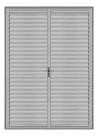 Porta Palheta Dupla 2.10x1.50 C/fechadura Linha 25