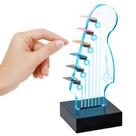 Porta-palhetas de guitarra Strummm Light Up LED de 7 cores com 6 palhetas