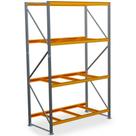 Porta Pallet 500kg 1 Inicial 4 Níveis 2,00x1,80x0,80 Expositor De Estoque Amapá