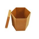 Porta Panetone com Tampa em MDF Liso Embalagem Natalina para Presentes ou Decoração