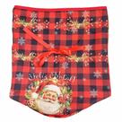 Porta Panetone Papai Noel 27,5x15cm Em Tecido NSW NAC