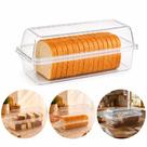 Porta pao com tampa transparente pote organizador paes forma bolo bolacha alimentos vasilha multiuso bpa free