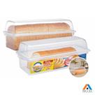 Porta Pão De Forma Com Tampa Transparente Nitron Pote Organizador Para Pães Caixa Armazenamento Plástico BPA Free