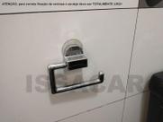 Porta papel higienico cromado fixação por ventosa sem furar parede ideal azulejo liso vidro box Porta papel higienico cromado fixação por ventosa sem furar parede ideal azulejo liso vidro box