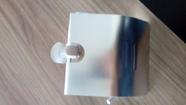 Porta Papel Higiênico Cromado Silver De Metal Porta Papel Higiênico Cromado Silver De Metal