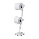 Porta Papel Higiênico de Chão com Reversa Dupla Branco Porta Papel Higiênico de Chão com Reversa Dupla Branco