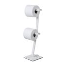 Porta Papel Higiênico de Chão com Reversa Dupla Branco Porta Papel Higiênico de Chão com Reversa Dupla Branco