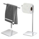 Porta Papel Higiênico de Chão Inox e Toalha Lavabo Nice Porta Papel Higiênico de Chão Inox e Toalha Lavabo Nice