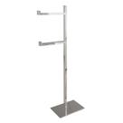 Porta Papel Higiênico de Piso Duplo em aço Inox Polido Linha Eterna Italy Line Porta Papel Higiênico de Piso Duplo em aço Inox Polido Linha Eterna Italy Line
