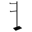Porta Papel Higiênico Duplo de Piso em aço Inox Black Linha Eterna Italy Line Porta Papel Higiênico Duplo de Piso em aço Inox Black Linha Eterna Italy Line