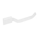 Porta papel higiênico Papeleira aluminio Branco fosco