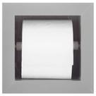 Porta Papel Higiênico/Papeleira E, Porcelanato Polido (Cinza)