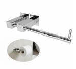 Porta Papel Higiênico Papeleira Para Banheiro Inox 304 Ref. QRED4002