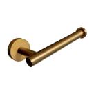 Porta Papel Higiênico Papeleiro Redondo Inox Rose Gold Escovado