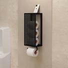 Porta Papel Higiênico Suporte Para Papel para Banheiro de Parede Suspenso Estilo Industrial, Opps