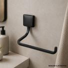 Porta Papel Origami Matte Meber Preto