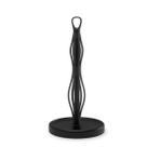 Porta Papel Toalha de Mesa Em Aço Ribbon Preto Umbra 35cm