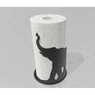 Porta Papel Toalha ELEFANTE FOFO Cozinha Suporte Decorativo Mesa Bichinho Organizador Design Moderno