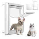 Porta para Cães Bsemax 12x14" em Plástico ABS, Resistente às Intempéries, com Trava Porta para Cães Bsemax 12x14" em Plástico ABS, Resistente às Intempéries, com Trava