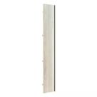 Porta para Closet Individual 40cm com Puxador Perfil Inox Luciane Móveis