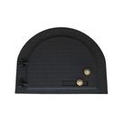 Porta para Forno a Lenha Igloo 52x42cm em Ferro Preto Rig Fundidos
