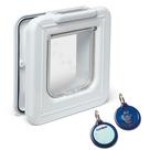 Porta para Gatos Cat Mate Elite I.D com Temporizador e Disco Branco