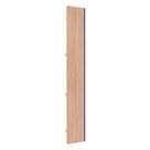 Porta Para Roupeiro Canto Diagonal 40cm Inox Cumaru