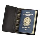 Porta Passaporte GO em Couro Galvani