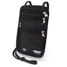 Porta-passaportes com bloqueio de RFID Neck Wallet Hero Travel Supply