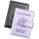 Porta-passaportes Herain para viagens RFID Leather Family, 2 unidades