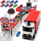 Porta-pista de corrida Toy Truck com 8 carros de corrida para crianças de 3 anos ou mais