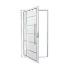 Porta Pivot Lambril Miraggio Esquerda Branco 210x120 Brimak