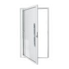 Porta Pivot Lambril Visione Esquerda Branco 210x120 Brimak