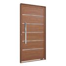 Porta Pivotante Lambri de Aluminio com Friso Puxador de 80cm 215x105 Lucasa Aluminio Porta Pivotante Lambri de Aluminio com Friso Puxador de 80cm 215x105 Lucasa Aluminio