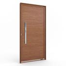 Porta Pivotante Lambri de Aluminio Puxador de 80cm 215x105 Lucasa Aluminio Abertura Direita