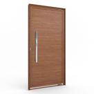 Porta Pivotante Lambri de Aluminio Puxador de 80cm 215x105 Lucasa Aluminio Abertura Direita