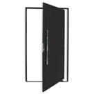 Porta Pivotante Lambril com Puxador Super 210cm X 100cm Brimak Abertura Esquerda