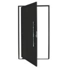 Porta Pivotante Lambril com Puxador Super 210cm x 120cm Brimak Preto Porta Pivotante Lambril com Puxador Super 210cm x 120cm Brimak Preto