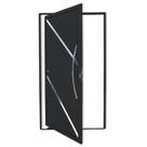 Porta Pivotante Lambril Duna com Puxador Super 210cm X 100cm Brimak Abertura Direita Porta Pivotante Lambril Duna com Puxador Super 210cm X 100cm Brimak Abertura Direita