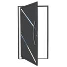 Porta Pivotante Lambril Duna com Puxador Super 210cm X 100cm Brimak Abertura Direita Porta Pivotante Lambril Duna com Puxador Super 210cm X 100cm Brimak Abertura Direita