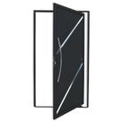 Porta Pivotante Lambril Duna com Puxador Super 210cm X 100cm Brimak Abertura Esquerda