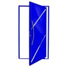 Porta Pivotante Lambril Duna com Puxador Super 210cm X 100cm Brimak Abertura Esquerda